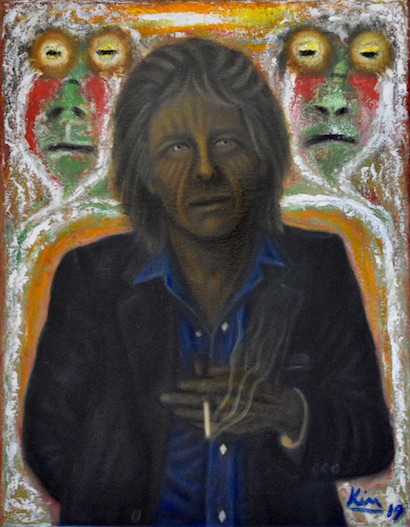 Oil Painting > Bush Telegraph > Leonard Cohen